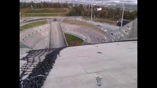 Holmenkollbakken ski jumping hill [upl. by Elkcim]