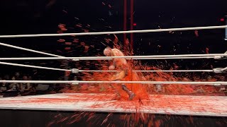 Fancam Kyle OReilly vs Malakai Black AEW Dynamite 52224 Blood Fountain Soak Zone [upl. by Meisel117]