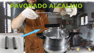 Como hacer un Pavonado alcalino casero [upl. by Adnohsel]