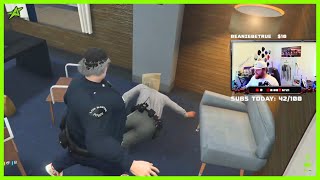 BUSTIN SHOWED WHOS BOSS TO THE POLICE COMMAND  prodigy gta rp [upl. by Neerual]