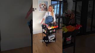 DIY Art Trolley IKEA Trolley Hack IKEA Art Mumhack [upl. by Nellda]