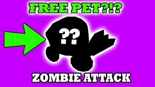 HOW TO GET A FREE PET IN ROBLOX ZOMBIE ATTACK  GIVING OUT FREE DAILY ROBUX [upl. by Mccord]