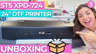 📦 STS XPD724 24quot DTF Printer Unboxing [upl. by Adaminah]