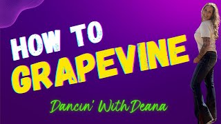 GRAPEVINE Line Dance How To Do 💃🏻 [upl. by Fife]