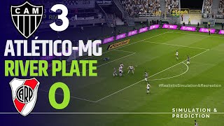 ATLÉTICOMG 3 X 0 RIVER PLATE • Melhores Momentos • Libertadores 2024  SimulaçãoRecreação [upl. by Stanfield]