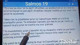 Salmos 19 yutsilal yatel Dios en Tzeltal [upl. by Hanselka]