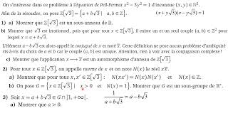 Une équation de PellFermat part2 [upl. by Odette]