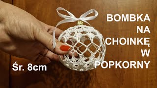 Bombka na choinkę Christmas tree bauble Adorno de árbol de Navidad Średnica 8 cm [upl. by Cassil975]