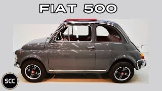 FIAT NUOVA 500 GIANNINI 1970  CINQUECENTO Classic Topolino Abarth Lombardi  Test drive  SCC TV [upl. by Yrovi]