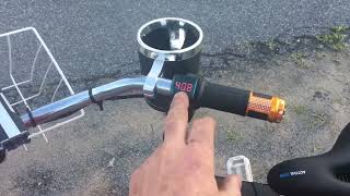 E Bike 350w  Chinese chain motor kit￼  Amazon 75￼00  Homemade review￼ 8724 scott ￼ [upl. by Yddur27]