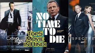 Top 10 James Bond Movies In Hindi  OO7 Movies in Hindi [upl. by Mokas]