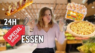 24h NUR von reduzierten 🛒 Lebensmitteln leben 🍕 aber warum ist das so teuer 🥺😱 [upl. by Rogozen]