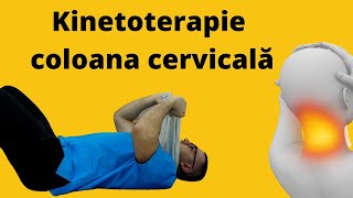 Exerciții de kinetoterapie coloana vertebrală cervicală [upl. by Inalak264]