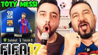 TOTY MESSI EFSANE MAÇ  FIFA 17 FUT DRAFT [upl. by Akirahs191]