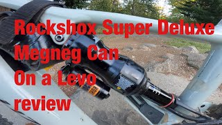 Review of the Rockshox Super Deluxe W Magneg Can on Levo [upl. by Nowad]