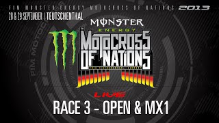 2013 MXoN Full Race 3 MX1 amp Open  Monster Energy FIM Motocross of Nations [upl. by Narad]