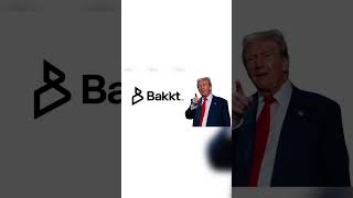 🇺🇸Bakkt shares surge 162 after report suggests Trump Media is buying trump bakkt cryptonews [upl. by Yhtir]