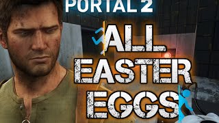 Portal 2  All Easter Eggs  Secrets  Achievements  Last Level [upl. by Clayborne]