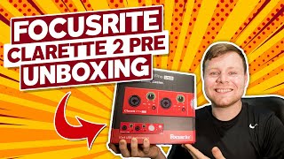 Best audio interface  Focusrite Clarett 2pre Usb Audio Interface Unboxing amp Review [upl. by Lehcim97]