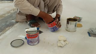 How to PrepareMix Mastic For Marble Pinholes and Crack Filling [upl. by Alohcin130]