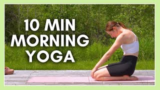 10 min Morning Yoga  Lower Back Stretches [upl. by Mettah]