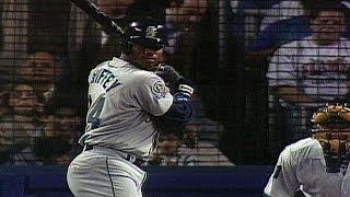 1995 ALDS Gm1 Ken Griffey Jr blasts two home runs [upl. by Mayman]