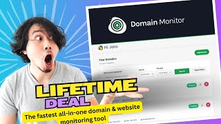 Domain Monitor Lifetime Deal I Allinone domain amp website monitoring tool [upl. by Annyahs]