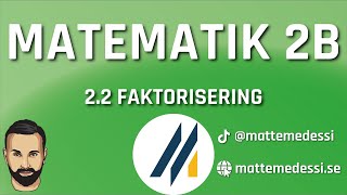 22 Faktorisering Ma2b 20242025 [upl. by Pence216]