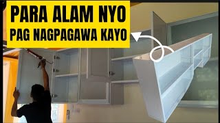 MODULAR ALUMINUM KITCHEN CABINET SHORT REVIEWINSTALLATION OF MODULAR ALUMINUM KITCHEN CABINET [upl. by Eiramanitsirhc]