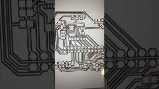 CH32v003U4F6  PCB  WEGSTR CNC  I2C peripherals [upl. by Elrebmik]