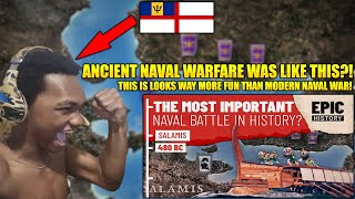 caribbean british react to Salamis 480 BC The Battle for Greece reaction epic history tv reaction [upl. by Airdnaxela228]