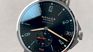 Nomos Glashutte Tangente Sport Neomatik Date 581 Nomos Glashutte Watch Review [upl. by Nnylav100]