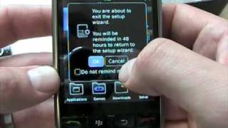 BlackBerry Storm 9530 Verizon  Unboxing and HandsOn Pt 1 [upl. by Aninat]