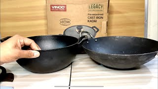 Difference between Cast Iron and Iron cookware  Cast iron Vs Pure Iron  Cast iron Vs iron uses [upl. by Eidas]