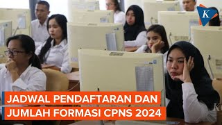 Kapan CPNS 2024 Dibuka Berapa Formasi yang Tersedia [upl. by Kingston]