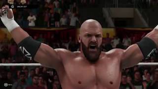 WrestleMania 35 Batista vs Triple H WWE 2K19 [upl. by Baruch]