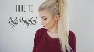 How To High Ponytail with Extensions   LUXURY FOR PRINCESS [upl. by Llehsad32]