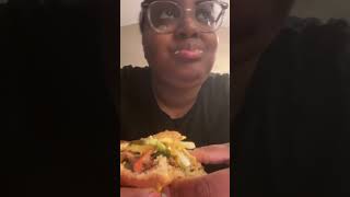 We had Fried chicken sandwich shortvideo food foodie viralvideos foodshorts trending fyp [upl. by Killarney]