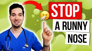 How to get rid of a runny nose fast and stop instantly [upl. by Dnalro630]