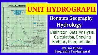 Unit Hydrograph ll Hydrology ll Honours Geography ll 3rd Semester ll By Geo Funda [upl. by Nolak]