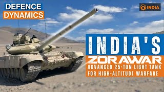 Indias Zorawar Advanced 25Ton Light Tank for HighAltitude Warfare  Defence Dynamics [upl. by Yim]