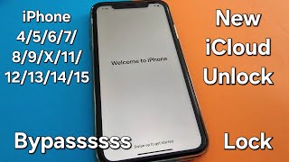 New iCloud Unlock iPhone 45678X1112131415 Any iOS✔️Bypass Activation Lock Success✔️ [upl. by Ahsilyt]