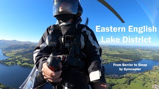 Gyrocopter through the Eastern English Lake District [upl. by Witty]