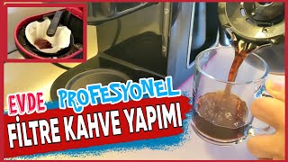 Karaca Kahve Makinesi Filtre Kahve Yapımı 👉 Kolay Kahve Yapımı 👉 Filtre Kahve Kolay Tarif [upl. by Marfe]