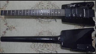 Steinberger Spirit GTPro Deluxe Select designed by EMG RTrem Locking Tremolo [upl. by Yalonda935]