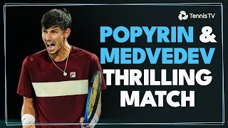 Thrilling Daniil Medvedev amp Alexei Popyrin Encounter 🔥  Paris 2024 Highlights [upl. by Ennaej]