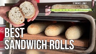 Philadelphia Hoagie Rolls  Recipe Included [upl. by Rehptosirhc970]