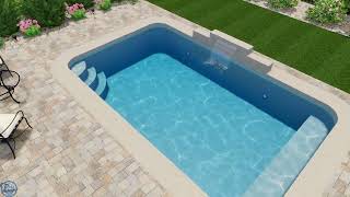 The Gulf Breeze Fiberglass Pool Model [upl. by Viola]