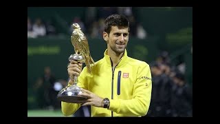 Novak Djokovic Doha 2016  TROPHY CEREMONY HD 171 [upl. by Ellimaj386]