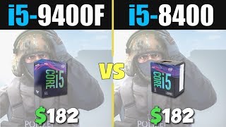 i59400F vs i58400 benchmarks [upl. by Goodyear]